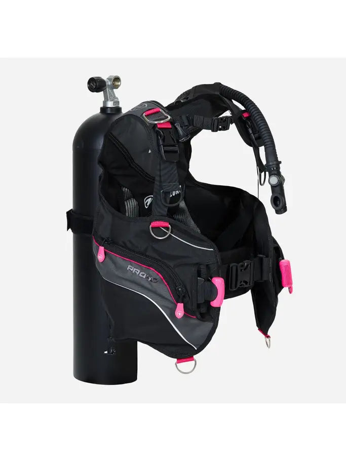 black/pink